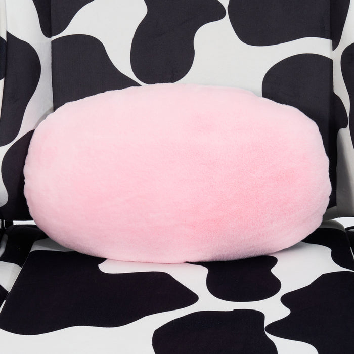 Fauteuil de jeu et de bureau TS85 de série Luxx de Techni à imprimé de vache - noir