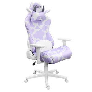 Fauteuil de jeu et de bureau TS85 de série Cow de Techni - lavande