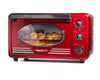 Four grille-pain rétro à convection de Nostalgia à 12 tranches, rouge - RTOV2RR