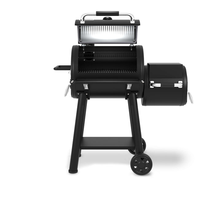 Broil King Regal Charbon Offset 400 Grill charbon et fumoir decale en noir