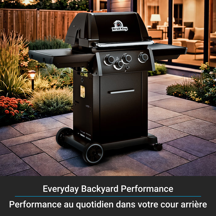 Broil King Royal 340 Shadow 3-bruleurs 30 000 BTU Barbecue a gaz naturel - 824167