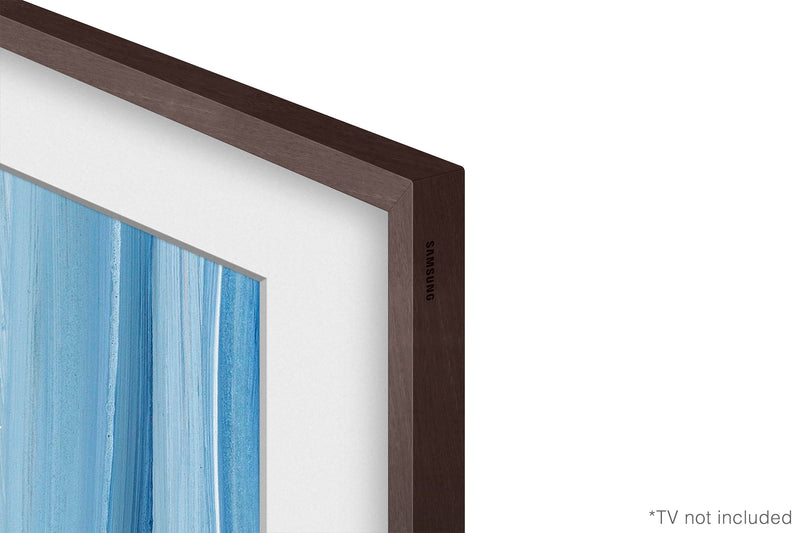 Cadre décoratif personnalisable pour téléviseur The Frame Pro de 55 po de Samsung - brun ambré