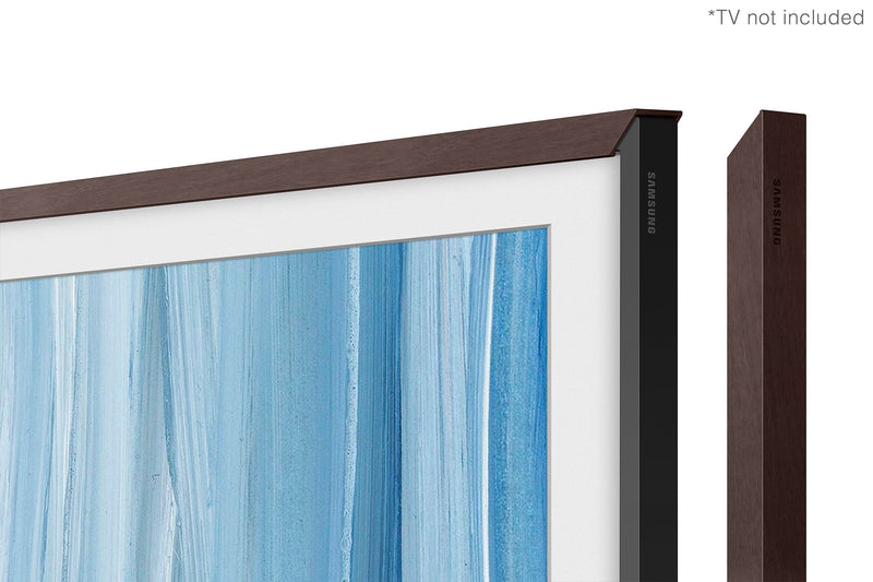 Cadre décoratif personnalisable pour téléviseur The Frame Pro de 55 po de Samsung - brun ambré