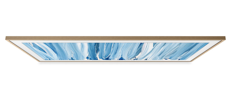 Cadre décoratif personnalisable pour téléviseur The Frame Pro de 65 po de Samsung - bois beige 