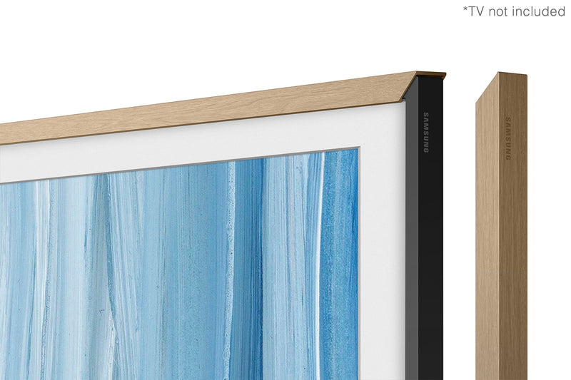 Cadre décoratif personnalisable pour téléviseur The Frame Pro de 65 po de Samsung - bois beige 