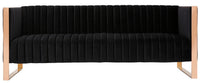 Sofa Trillium de Manhattan Comfort de 83,07 po - noir et doré