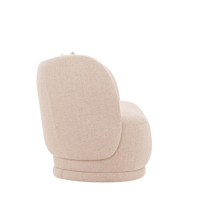 Sofa contemporain Siri de Manhattan Comfort de 92,52 po en lin tissé avec coussins - blé