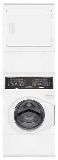 Tour de lavage Huebsch avec laveuse, sécheuse électrique et Pet PlusMC - blanche - SF7108WE
