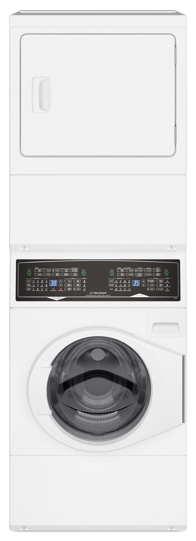 Huebsch® Unitized Washer and Electric Dryer with Pet Plus™ - White - SF7108WE | Tour de lavage Huebsch avec laveuse, sécheuse électrique et Pet PlusMC - blanche - SF7108WE