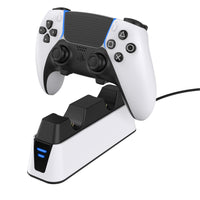 Station de recharge pour deux manettes PS5 de Surge - blanc