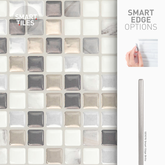 Dosseret Smart Tiles peler et coller 12 x 10, 4 feuilles - Minimo Noche