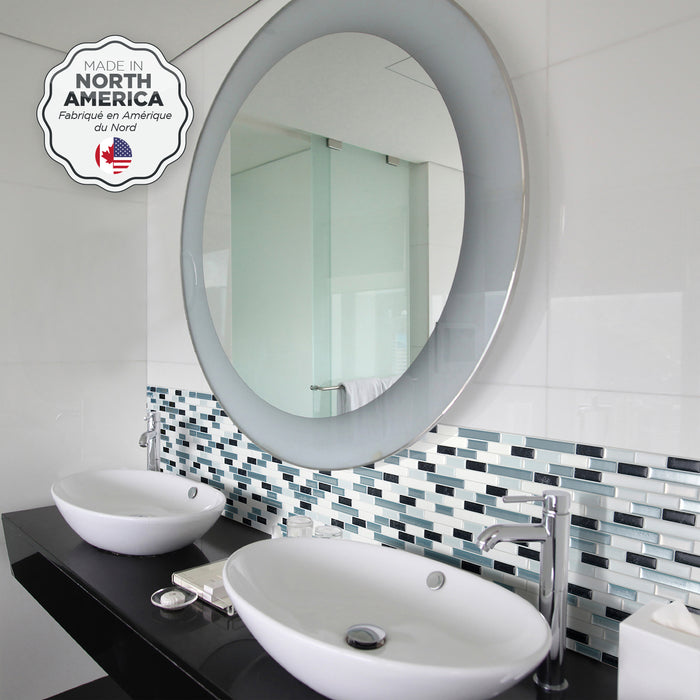 Dosseret Smart Tiles peler et coller 10 x 9, 4 feuilles - Muretto Brina