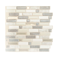 Dosseret Smart Tiles peler et coller 10 x 10, 4 feuilles - Crescendo Ciotta