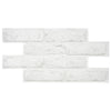 Dosseret Smart Tiles peler et coller 21 x 11, 2 feuilles - Brik Zurich