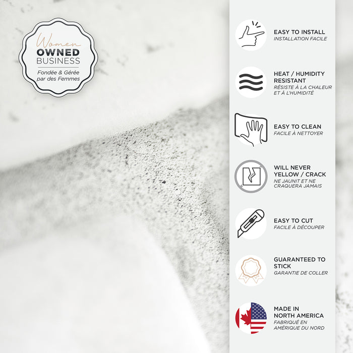 Dosseret Smart Tiles peler et coller 21 x 11, 2 feuilles - Brik Sidney