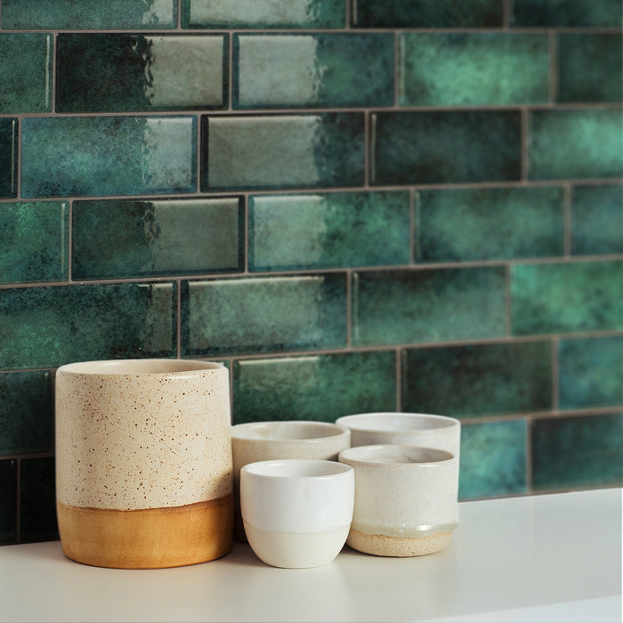 Dosseret Smart Tiles peler et coller 12 x 9, 4 feuilles - Metro Medina