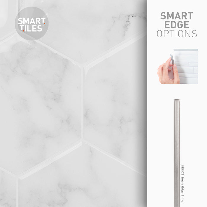 Dosseret Smart Tiles peler et coller 10 x 11, 4 feuilles - Hexa Yule