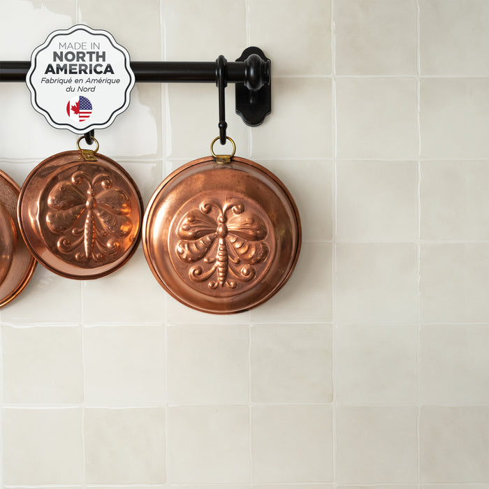Dosseret Smart Tiles peler et coller 9 x 9, 4 feuilles - Zellige Oia