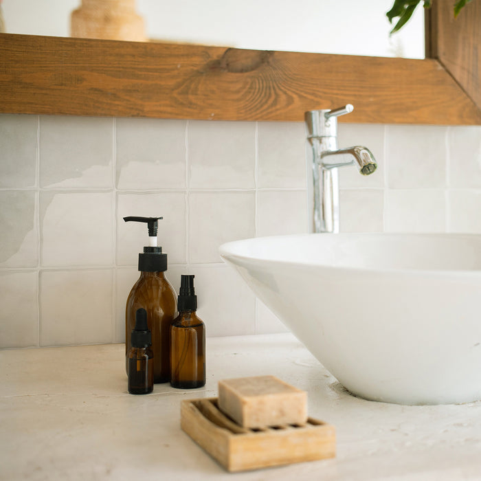 Dosseret Smart Tiles peler et coller 9 x 9, 4 feuilles - Zellige Oia