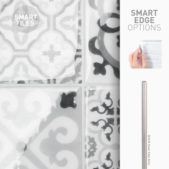 Dosseret Smart Tiles peler et coller 9 x 9, 4 feuilles - Vintage Bartoli