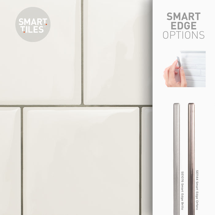 Dosseret Smart Tiles peler et coller 22 x 8, 2 feuilles - Square Velden