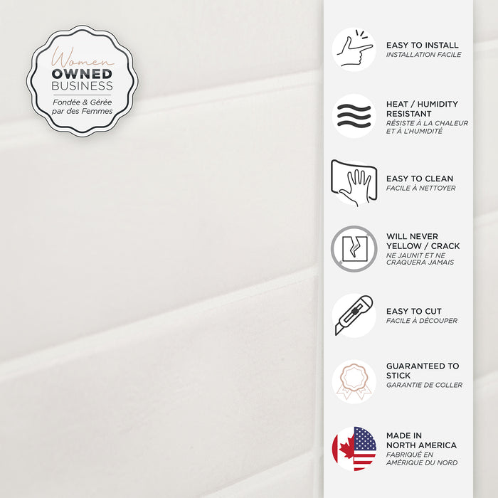 Dosseret Smart Tiles peler et coller 12 x 9, 4 feuilles - Morocco Essaouira