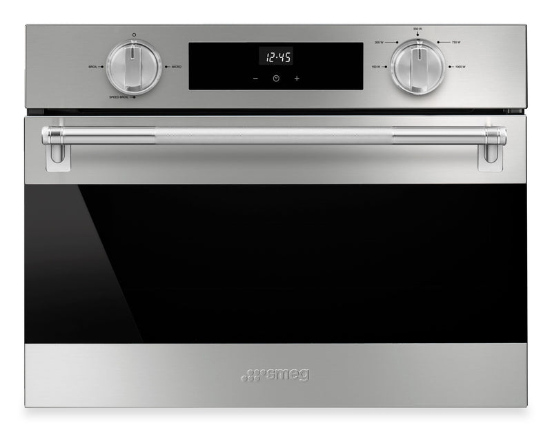 Four à micro-ondes électrique compact et encastré Smeg de 24 po - SOCU2300MX