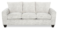 Sofa personnalisable Arc de Sofa Lab de 86 po fabriqué au Canada en tissu - Plush Oyster