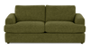 Sofa personnalisable Curve de Sofa Lab de 86 po de format condo fabriqué au Canada en tissu - Chenille Moss
