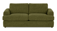  Sofa personnalisable Curve de Sofa Lab de 86 po de format condo fabriqué au Canada en tissu - Chenille Moss