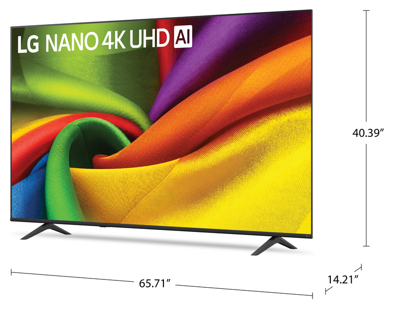 Téléviseur intelligent LG NU850 Nano 4K de 75 po avec webOS (75NU850BPUA.ACC) - modèle 2026