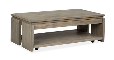Addams 50" Lift-Top Coffee Table with Storage - Stone Harbor Grey | Table à café Addams de 50 po avec dessus relevable et rangement - gris Stone Harbor