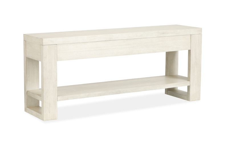 Table de salon Albany de 64 po avec rangement - brume de Balboa