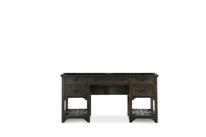 Bureau Bingham de 64 po - grain de poivre