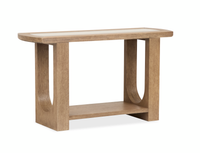  Table de salon Caroline de 50 po avec rangement et dessus en marbre - beige Riverbend