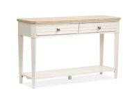 Table de salon Collins de 50 po avec rangement - bois de grève