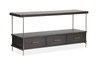 Table de salon Corrall de 60 po avec rangement - Briarsmoke foncé