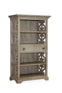  Bibliothèque Harold de 40 po avec tablettes réglables - gris tourterelle