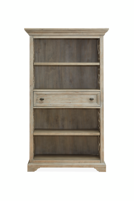 Bibliothèque Harold de 40 po avec tablettes réglables - gris tourterelle 