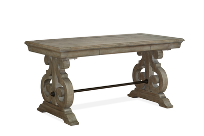 Harold 29.88" Desk with Storage - Dovetail Grey | Bureau Harold de 29,88 po avec rangement - gris tourterelle