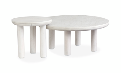 Holton 2-Pack Round Accent Tables - Pearl | Ensemble de 2 tables d’appoint rondes Holton - perle