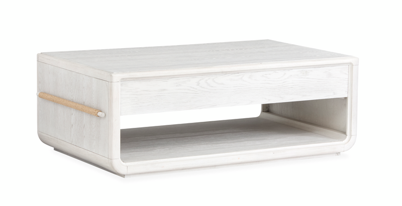Table à café Holton de 50 po avec rangement - perle 