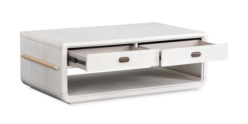Table à café Holton de 50 po avec rangement - perle 