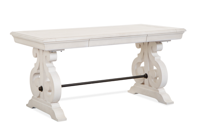 Milson 64" Writing Desk with Storage - Alabaster | Bureau Milson de 64 po avec rangement - albâtre