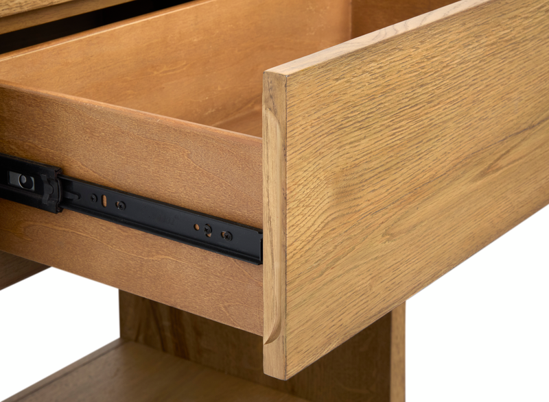 Table de salon Orsman de 56 po avec rangement - caramel rustique