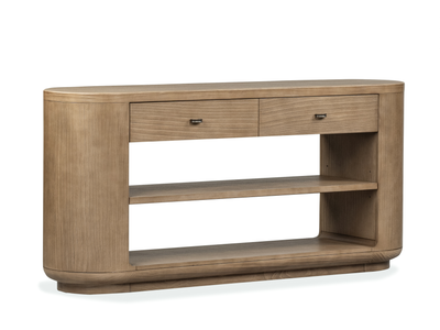 Poplar 64" Sofa Table with Storage - Chateau Brown | Table de salon Poplar de 64 po avec rangement - brun château