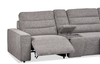Shaquille O’Neal Home Prestige 6-Piece Sectional with Power Reclining and Power Sliding– Grey | Sofa sectionnel Prestige de Shaquille O’Neal Home 6 pièces avec inclinaison et coulissement électrique - gris