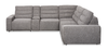 Shaquille O’Neal Home Prestige 6-Piece Sectional with Power Reclining and Power Sliding– Grey | Sofa sectionnel Prestige de Shaquille O’Neal Home 6 pièces avec inclinaison et coulissement électrique - gris