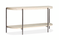 Table de salon Sheriden de 56 po avec rangement - gris Edgecomb