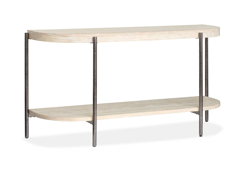 Table de salon Sheriden de 56 po avec rangement - gris Edgecomb